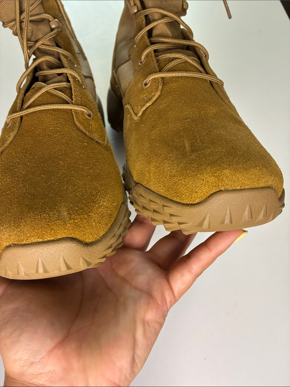 Under Armour Men's Tactical Suede Lace-Up Boots in Brown/Tan - Picture 7 of 7